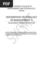 IT in Management-2 (Question Bank For BBA-205)