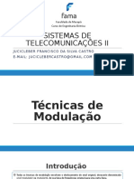 Aula 2 - Tecnicas de Modulação