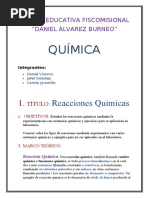 Informe de Quimica 2do I