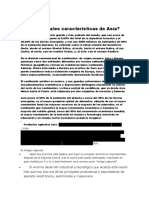 Las Principales Características de Asia