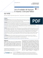 Surgical Treatment of Multiple Rib Fractures and Flail Chest in Trauma: A One-Year Follow-Up Study