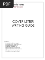 Cover Letter: Writing Guide