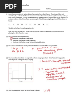 Worksheet 9 - Spring 2014 - Chapter 6 - Key