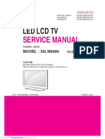 Led LCD TV: Service Manual