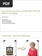 Run A Social Media Campaign