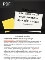 Ecuaciones Diferenciales de Segundo Orden Aplicadas A Vigas