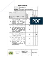 Evidence Plan: Machining NCII Turn Work Piece (Intermediate)