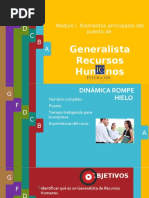 Capacitacion de Generalista de Recursos Humanos