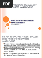 Information Technology Project Management