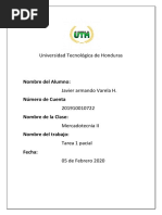 Tarea 1 Primer Parcial Mercadotecnia PDF