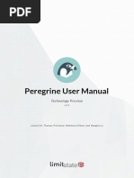 Peregrine User Manual: Technology Preview