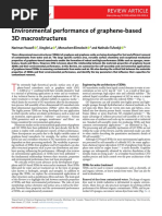 Environmental Performance of Graphene-Based 3D Macrostructures