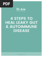 4 Steps To Heal Leaky Gut & Autoimmune Disease