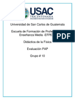 Evaluacion de PAP PDF