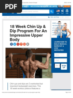 18 Week Chin Up & Dip Program PDF