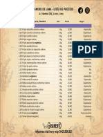 El Granero de Lima - Lista de Precio-ABRIL2020