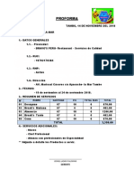 PROFORMA