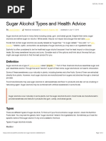 What Are Sugar Alcohols