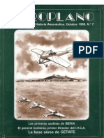 Revista Aeroplano Número 07 Del Año 1989