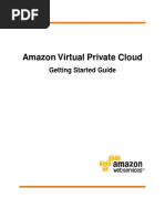 Amazon Virtual Private Cloud: Getting Started Guide