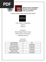 "A Study On Halal Cosmetic Brands: Inika Organic": Group Members ID