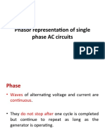 Phasor Representation of AC