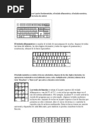 Divisiones Del Teclado