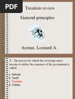 Taxation Review: General Principles