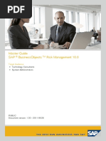 Master Guide Sap Businessobjects Risk Management 10.0: Technology Consultants System Administrators