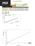 Smile Linearity Worksheet: Acceptable Acceptable Acceptable Acceptable Acceptable Acceptable