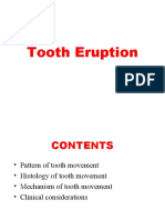 Tooth Eruption