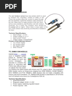 Soil Moisture Sensor: Technical Specifications