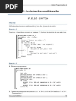 TP 3 Les Instructions Conditionnelles PDF