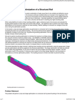 Os-5030: Buckling Optimization of A Structural Rail: Hyperworks Tutorials