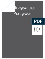 Undergraduate Bachelor Programs at Ifa Paris