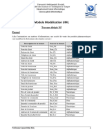 Module Modélisation UML: Travaux Dirigés N5 Enoncé