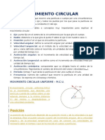 Movimiento Circular