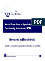 1.-Introduction To Microsystem Fabrication and Integration