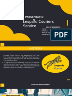 Presentatio N: Leopard Couriers Service