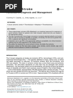 Ischemicstroke: Advances in Diagnosis and Management