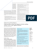 Evidence Base of Clinical Diagnosis