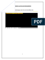 Assembly Launguage Programming: 1. Write A Program in Assembly Language To Show Name and Class in Different Color