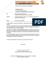 Informe 017 de Direcc. CIST 2019 Evaluación Diagnóstica Tics 2019