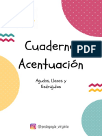 Cuaderno Acentuación