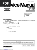 Model No. CF-M34: Notebook Computer