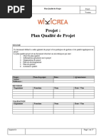 Exemple Plan Management Qualité Projet