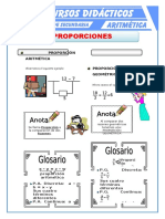 Proporción Aritmética y Geométrica para Primero de Secundaria