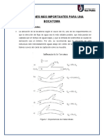 Condiciones de La Bocatoma