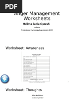 Anger Management Worksheets