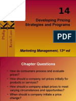 Developing Pricing Strategies and Programs: Marketing Management, 13 Ed